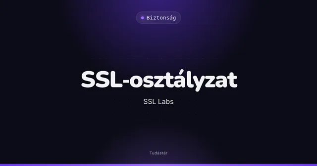 SSL-osztályzat (SSL Labs) - Biztonság (szakszó) a tudástárban