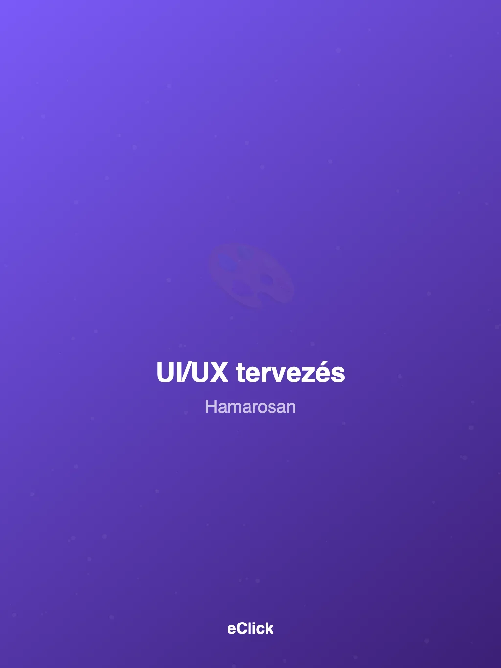 UI/UX tervezés referencia hamarosan