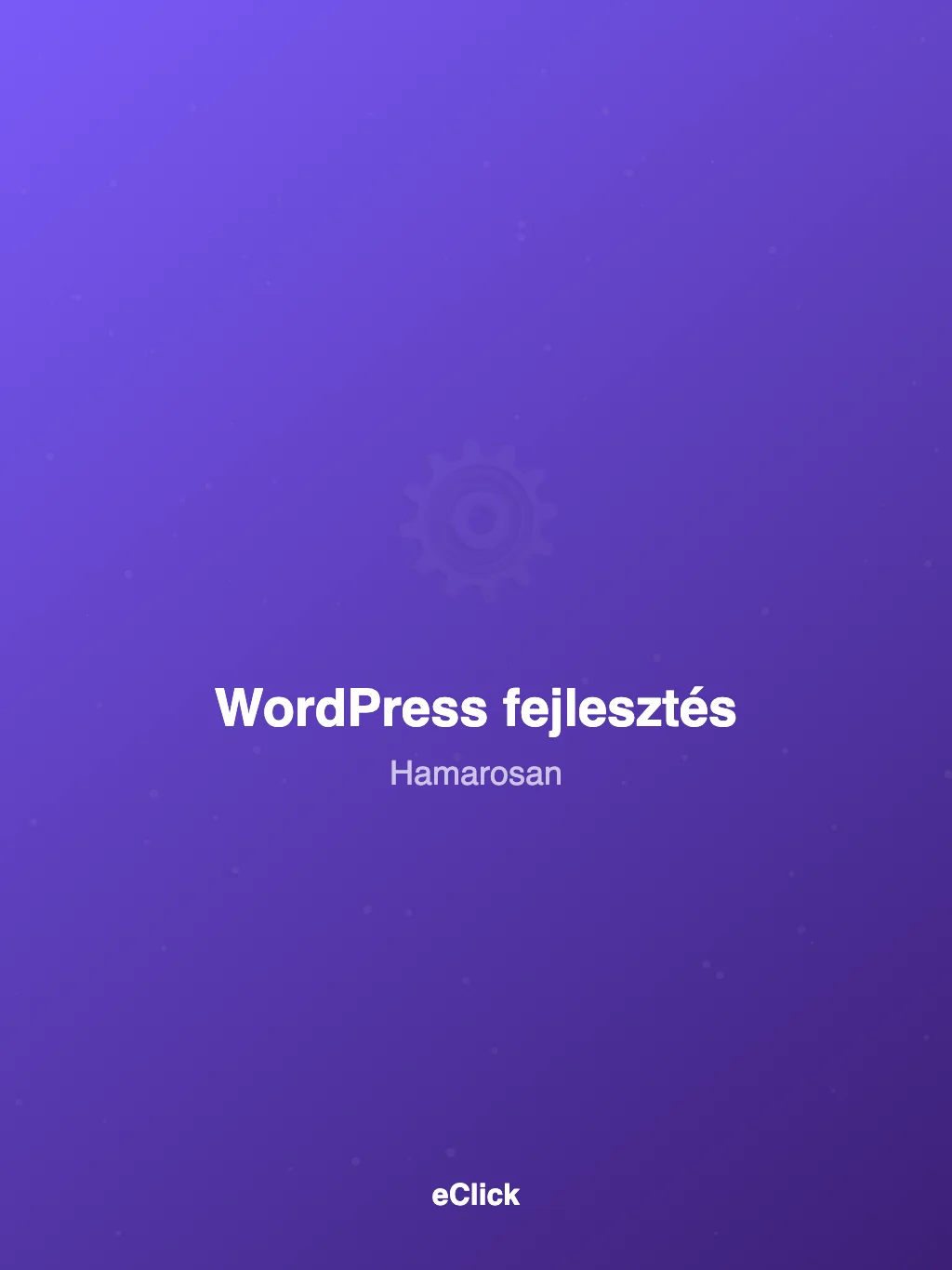WordPress fejlesztés referencia hamarosan